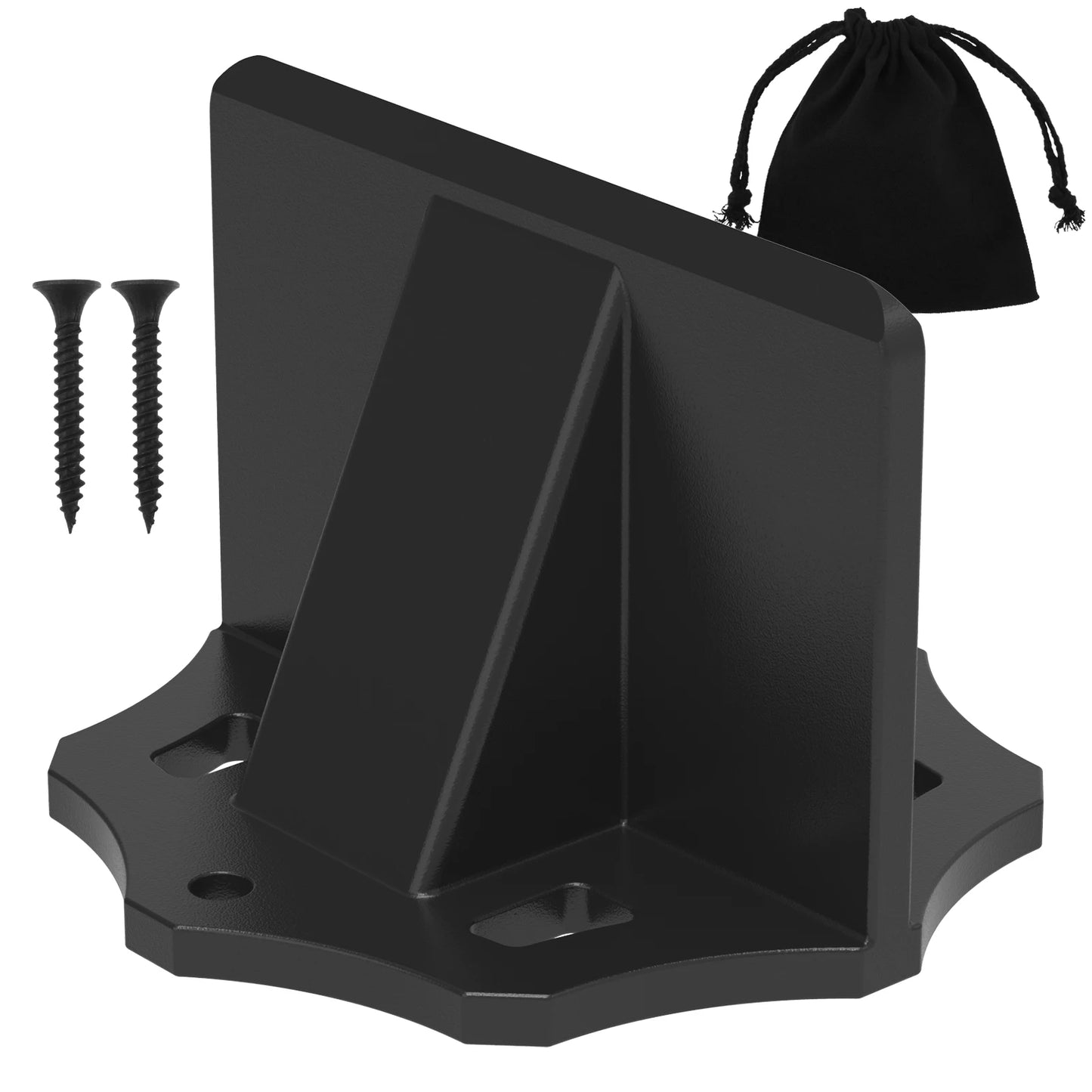 Raja de madera vertical – Raja de troncos de acero de alto carbono con diseño de 4 tornillos para camping y leña