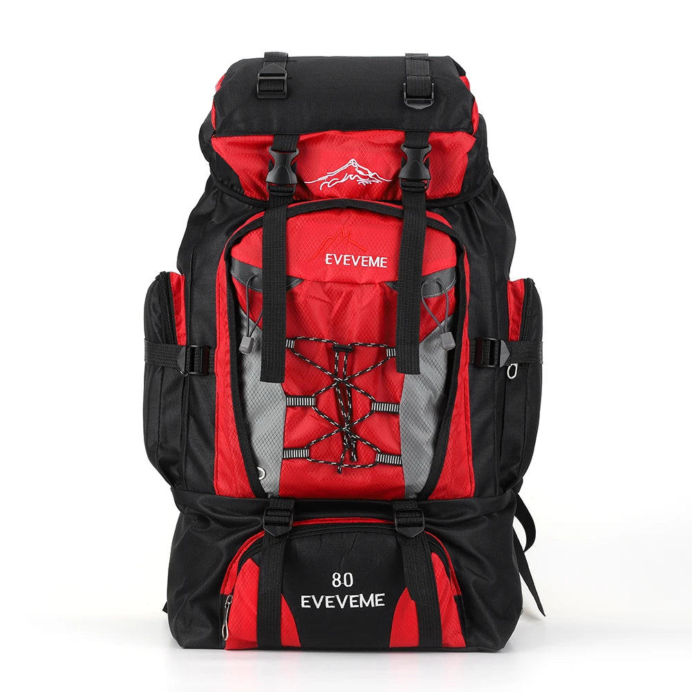80L Waterproof Hiking Backpack – Large Capacity Trekking Rucksack for Camping, Travel & Mountaineering