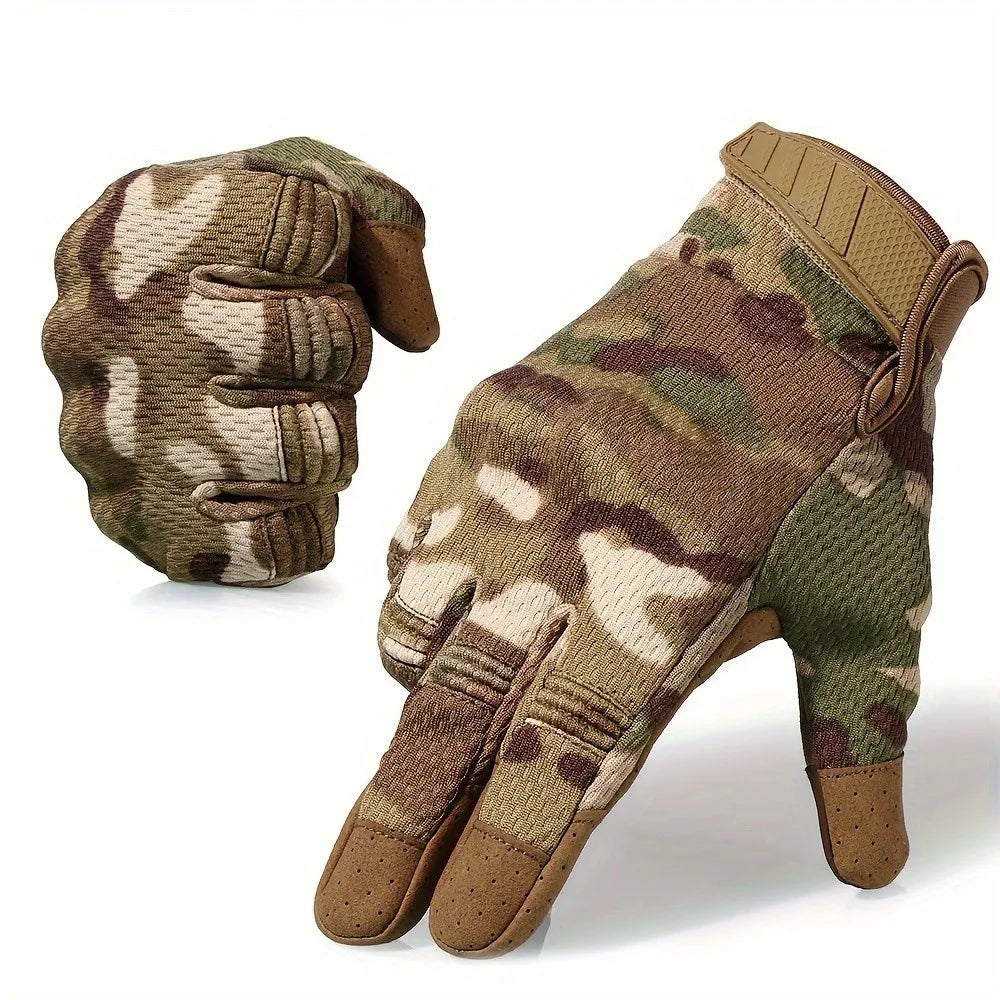 Gants tactiques pleine main – Gants de combat compatibles avec les écrans tactiles