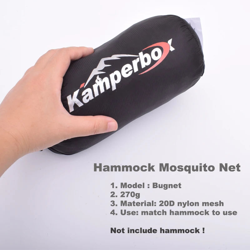 Hammock Bug Net — 20D Mesh, Full Coverage, Lightweight Camping Mosquito Net
