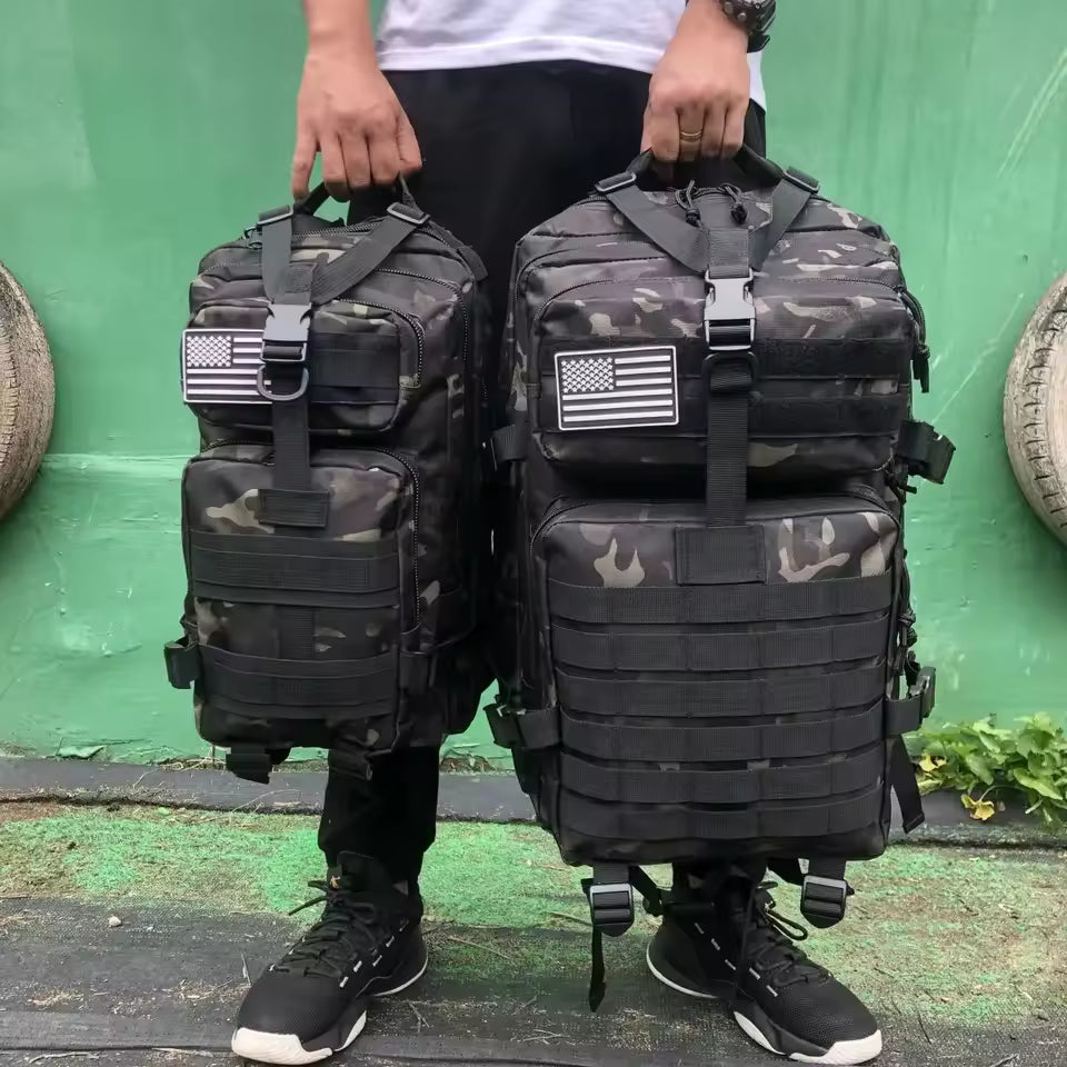 Lot de deux sacs à dos tactiques TacticalEdge Duo – 25L + 50L