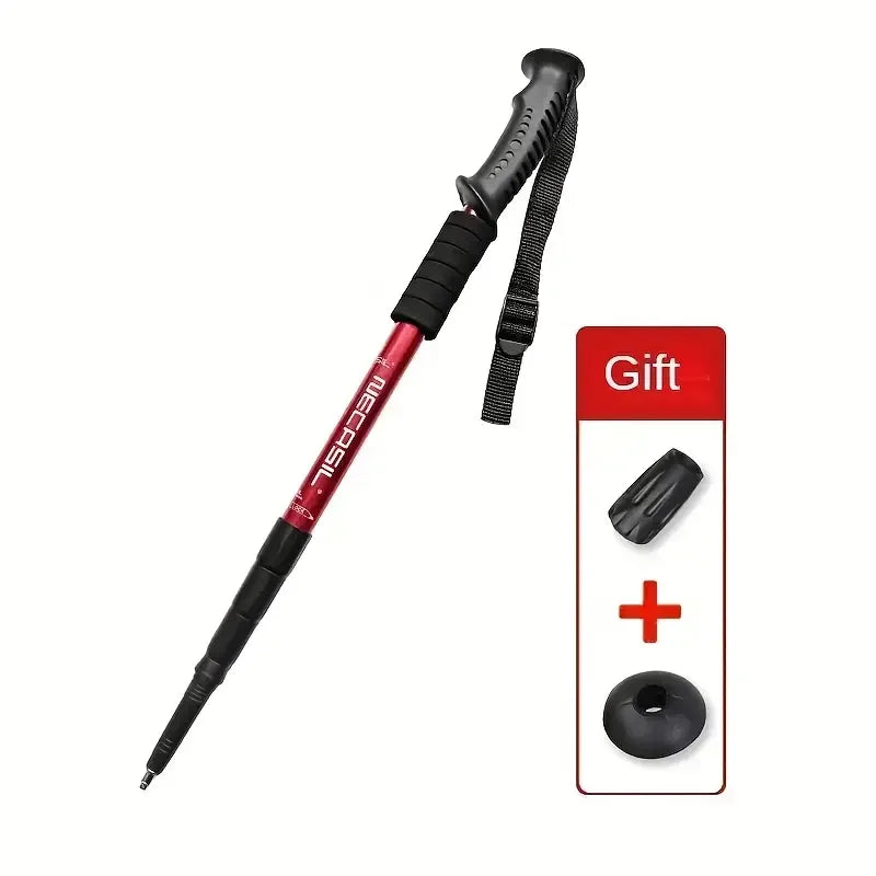 Shock-Absorbing Trekking Poles – Collapsible Lightweight Hiking Sticks (Pair)