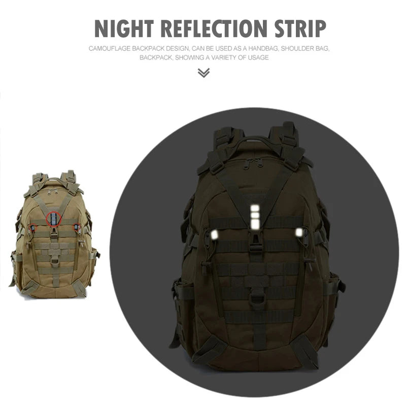 Mochila Militar TacticalEdge de 35 L — Bolsa de Emergencia