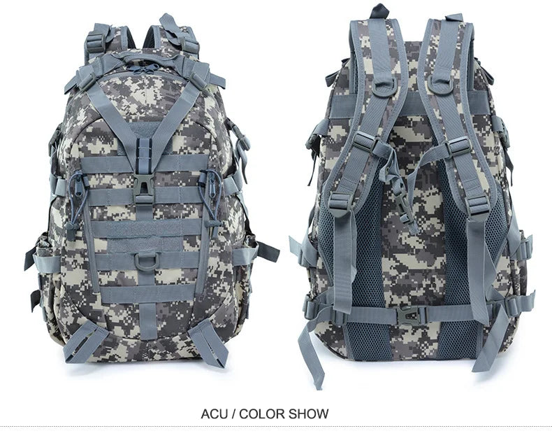Mochila Militar TacticalEdge de 35 L — Bolsa de Emergencia