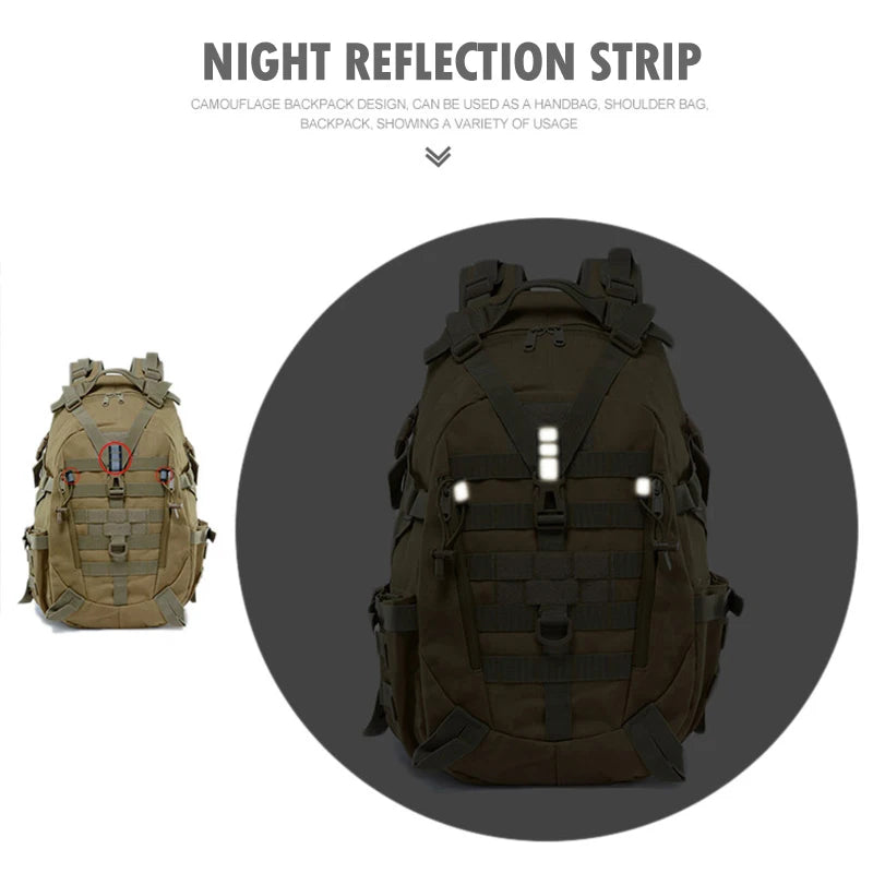 Mochila Militar TacticalEdge de 35 L — Bolsa de Emergencia