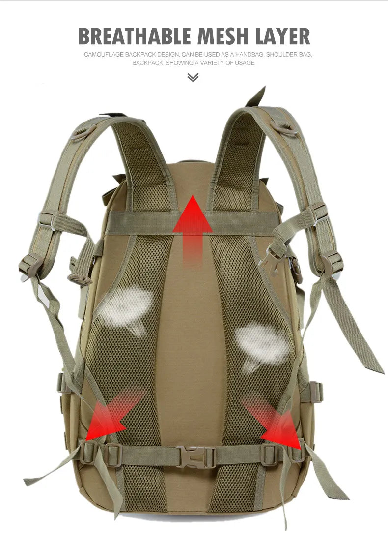 Mochila Militar TacticalEdge de 35 L — Bolsa de Emergencia