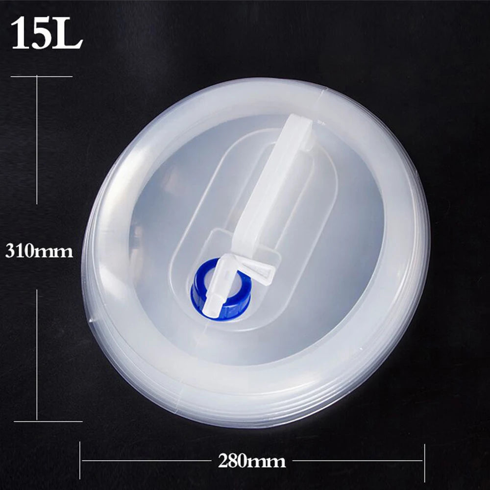Collapsible Water Bucket – Foldable Survival Water Carrier (3L / 5L / 8L / 10L / 15L)