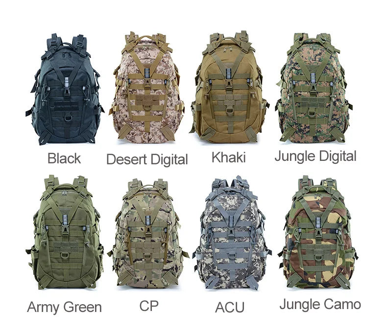Mochila Militar TacticalEdge de 35 L — Bolsa de Emergencia