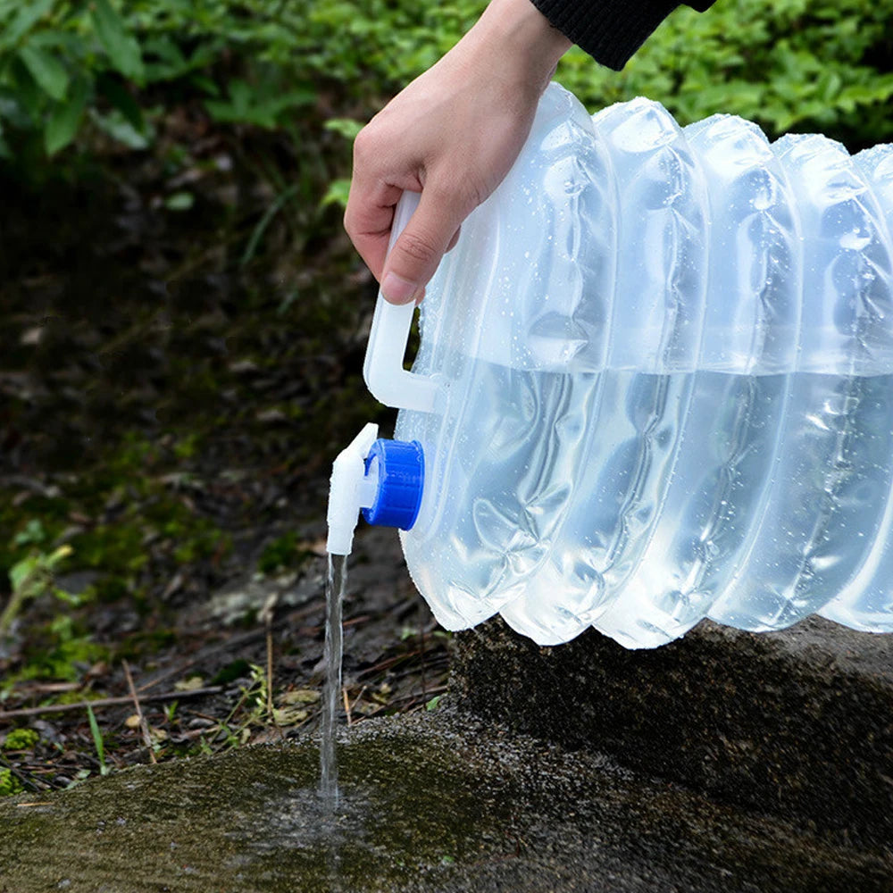 Collapsible Water Bucket – Foldable Survival Water Carrier (3L / 5L / 8L / 10L / 15L)
