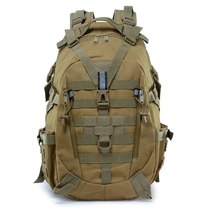 35L Military Tactical Backpack – MOLLE Hiking Rucksack Bug Out Bag
