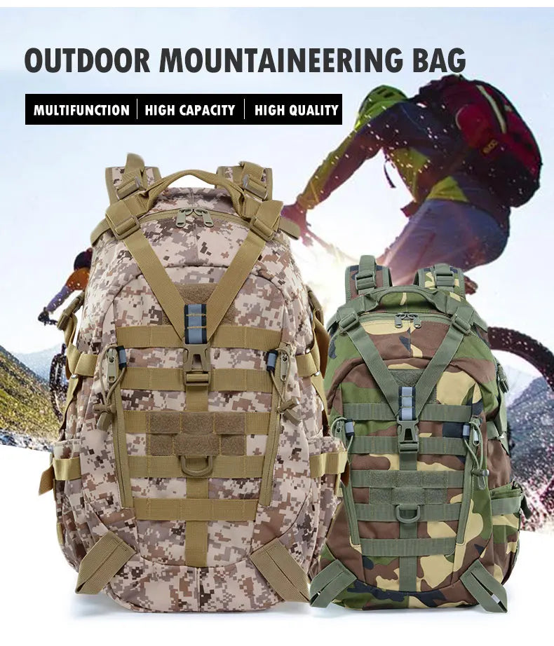 Mochila Militar TacticalEdge de 35 L — Bolsa de Emergencia