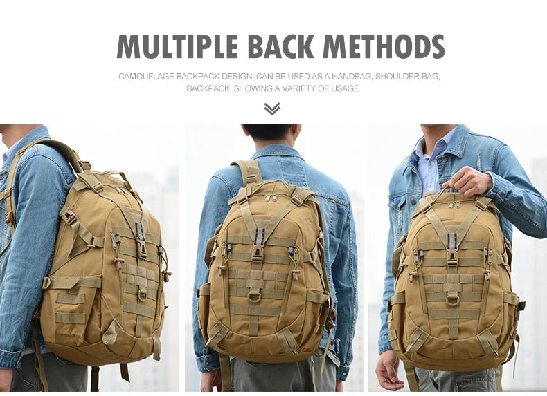 Mochila Militar TacticalEdge de 35 L — Bolsa de Emergencia