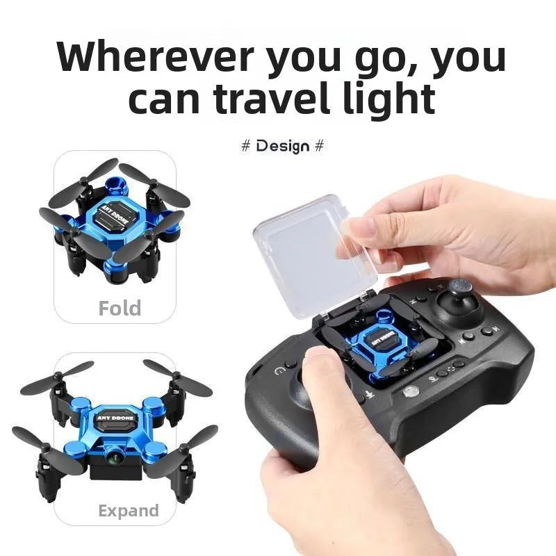 Mini Folding Drone — 4K HD Camera, Brushless Motor, Propeller Guard