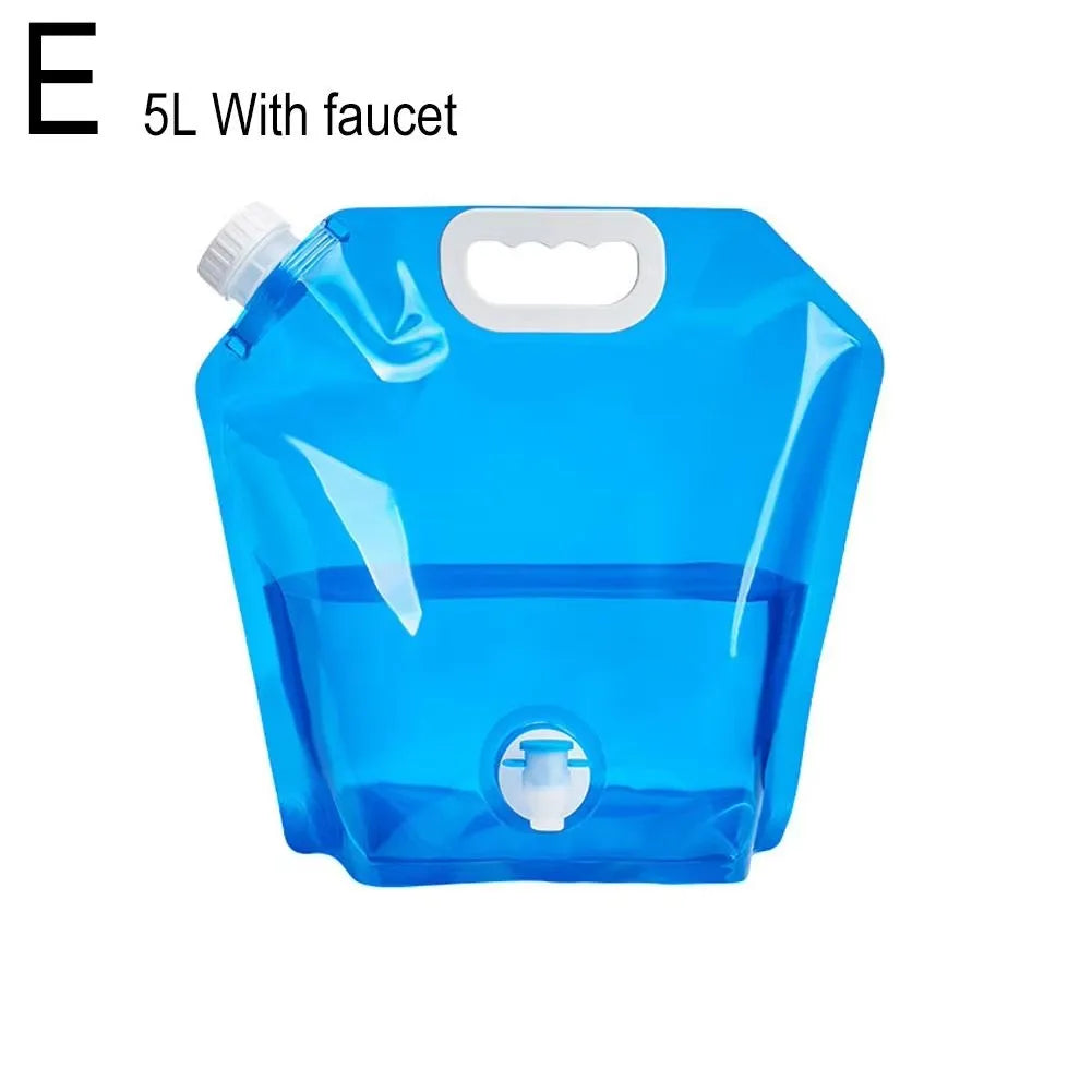 Folding Water Bag – Collapsible Camping Water Pouch 5L / 10L (1 or 2 Pack)