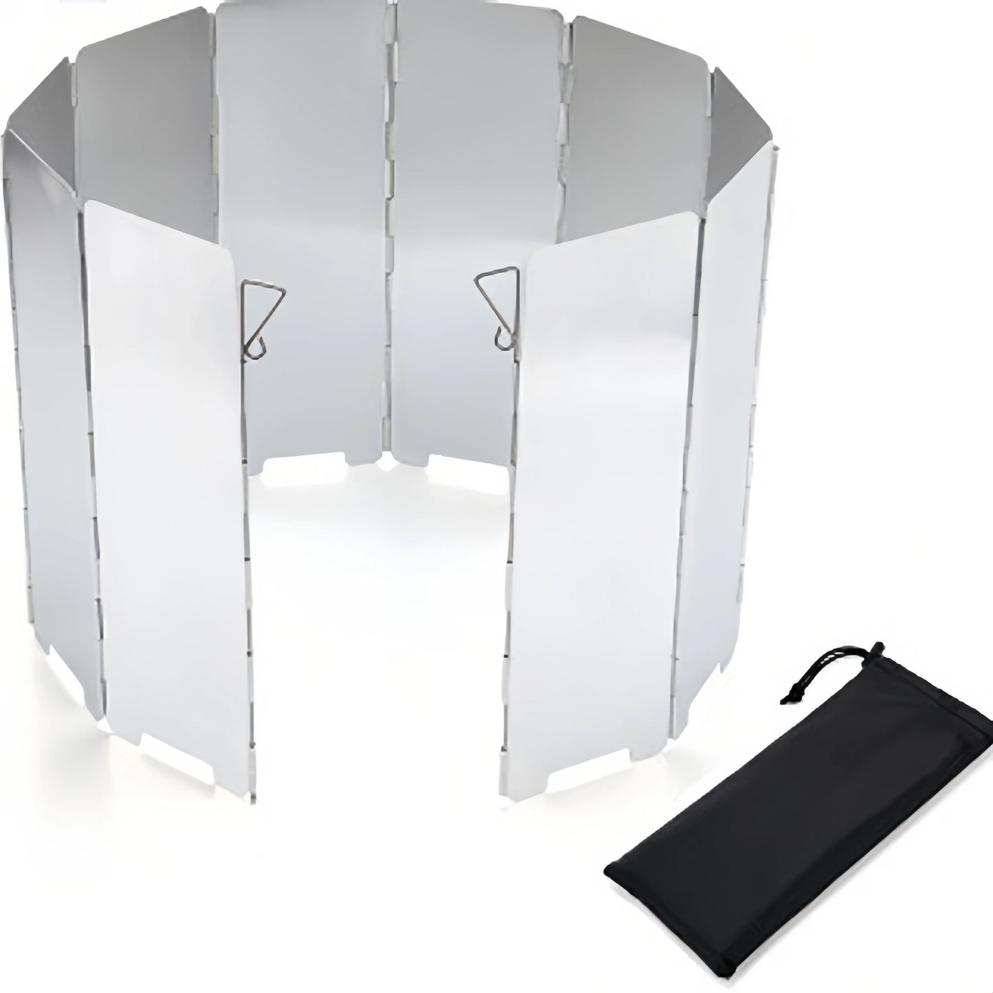 Paravientos para estufa de gas SurvivalPro - Cortavientos de aleación de aluminio