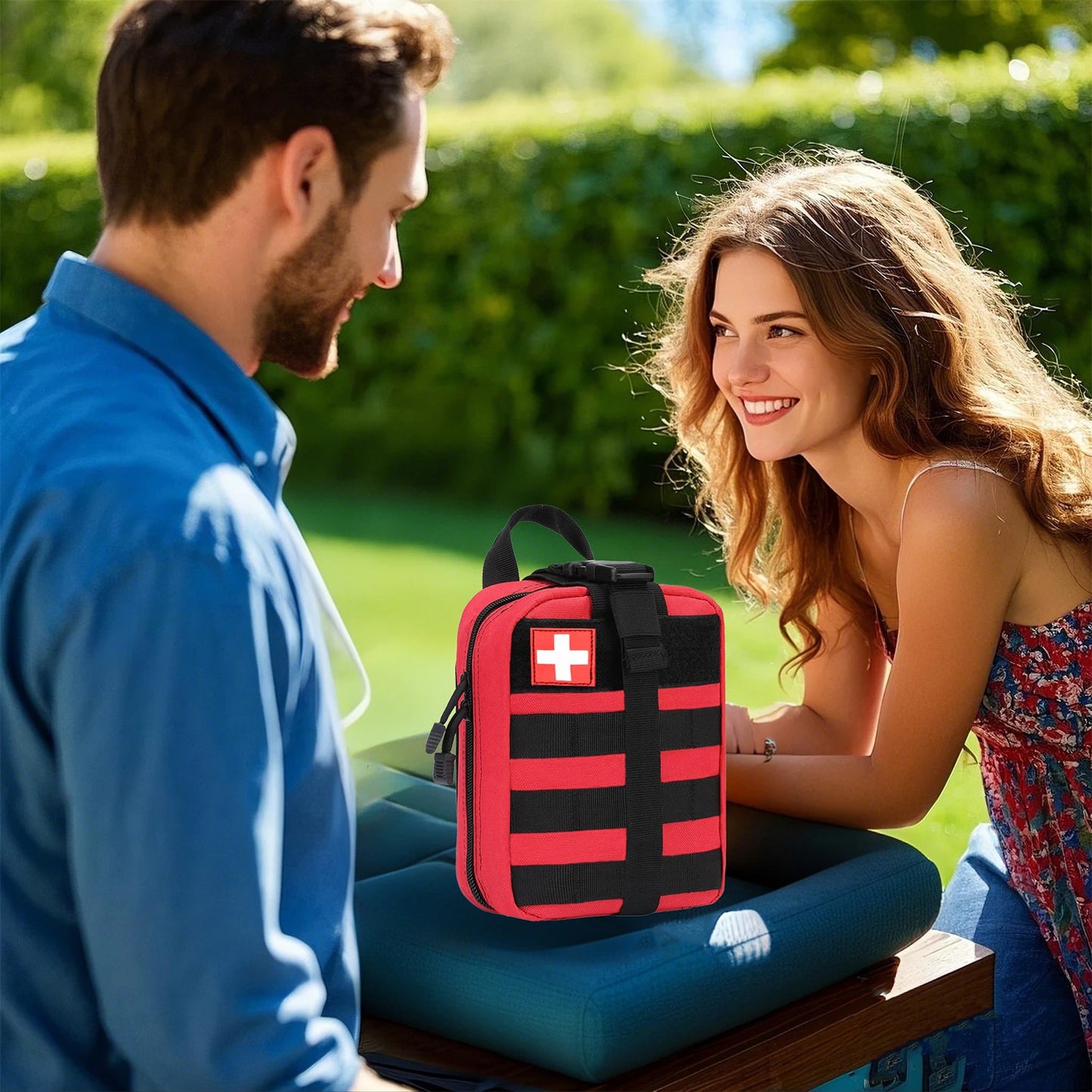 379-Piece First Aid Kit – Portable Emergency Bag for Home, Office, Outdoor Activities, Camping & Hunting