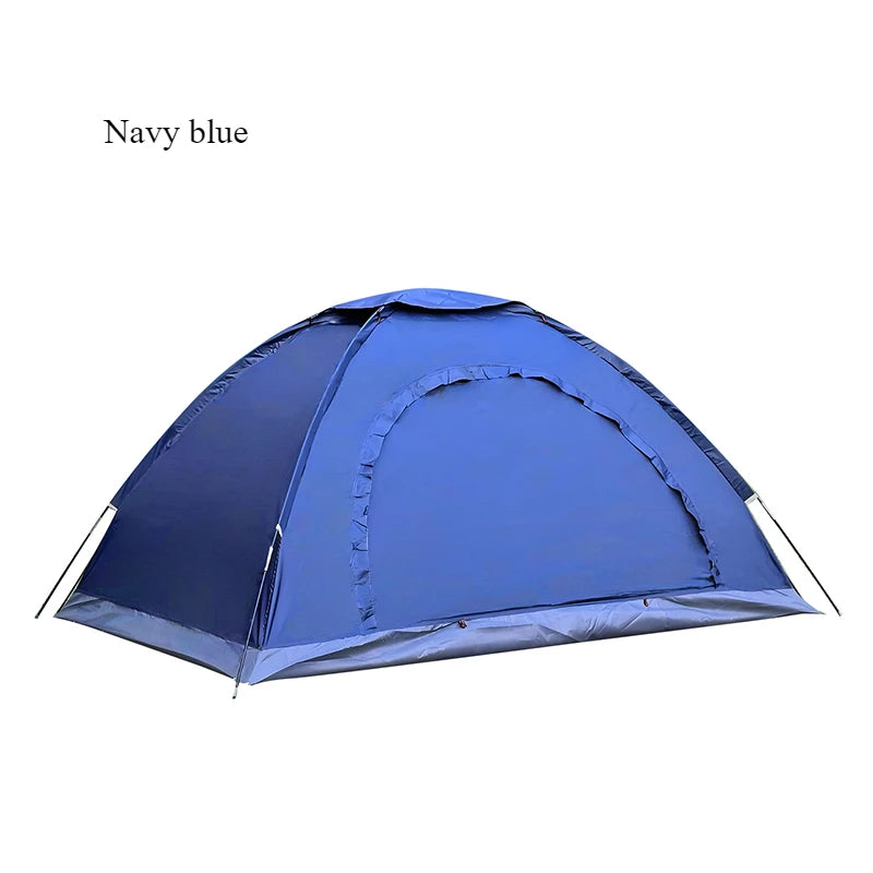 Tienda de campaña de trekking para 2 personas – Tienda de campaña de senderismo a prueba de viento y lluvia con protección solar para parejas y familias
