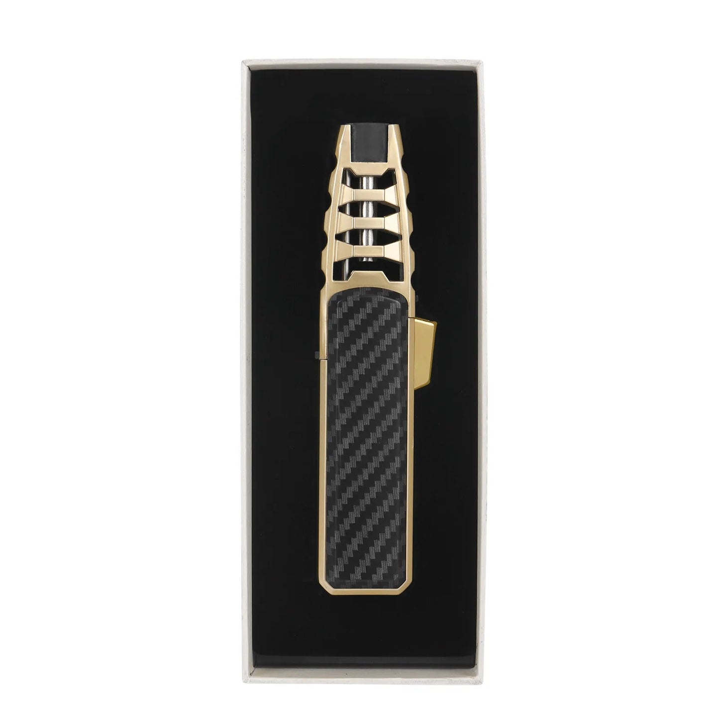 DF Tactical Turbo Torch Lighter – Windproof 1300°C Metal Butane Flame for BBQ, Kitchen & Camping