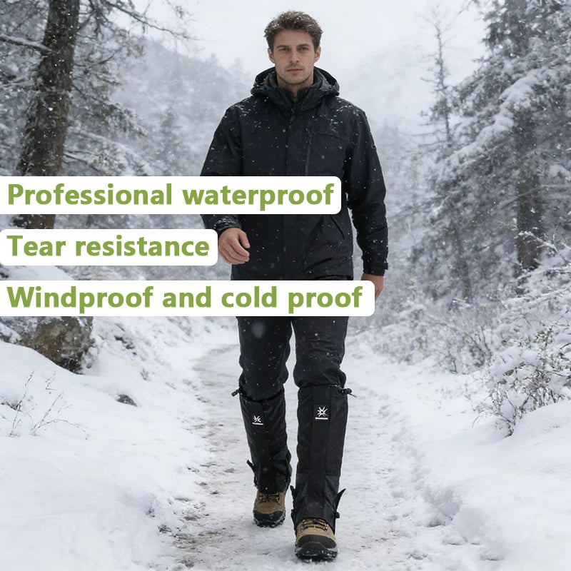 Guêtres imperméables WeatherShield — Couvre-bottes neige et vent