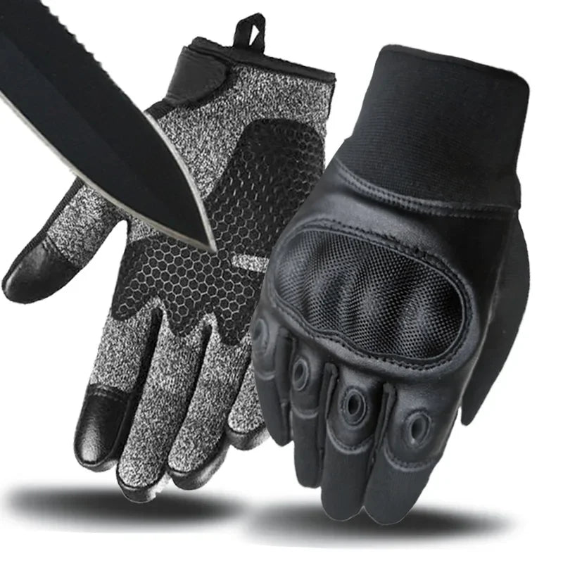 Guantes tácticos anticorte de nivel 5 – Guantes de combate antiapunzamiento para fuerzas especiales y defensa al aire libre
