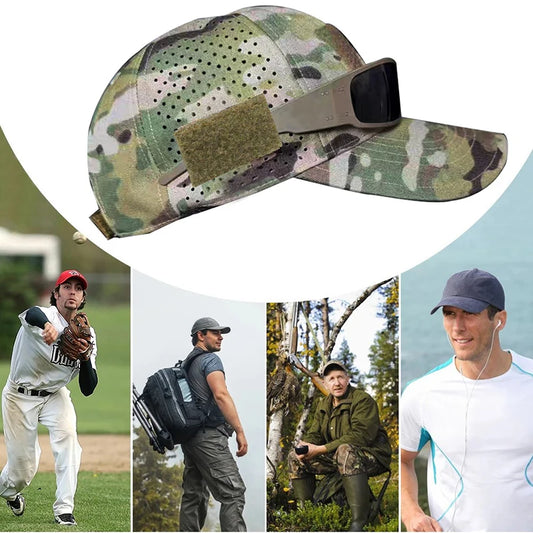 Tactical Baseball Cap – Breathable Camo Outdoor Hat