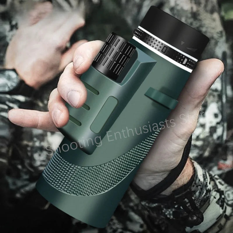 Portable Zoom Telescope – 80x100 HD 5000M Folding Mini Binoculars for Hunting, Sports, Outdoor Camping & Travel