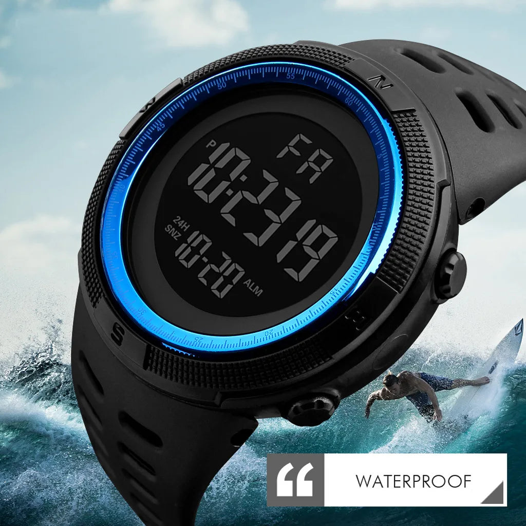 LED Digital Military Watch – Luminous Multifunction Sports Wristwatch for Men, Kids, Boys & Students