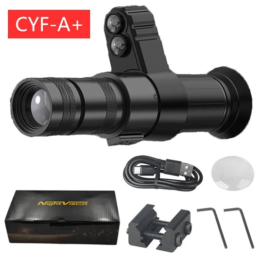 CYF-A+ Cross Cursor Outdoor High Magnification Telescope Monocular Infrared HD Search Zoom Focus Night Vision Sighting Telescope