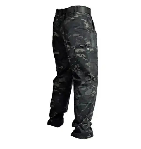Pantalon cargo tactique pour homme – Pantalon de combat multi-poches imperméable
