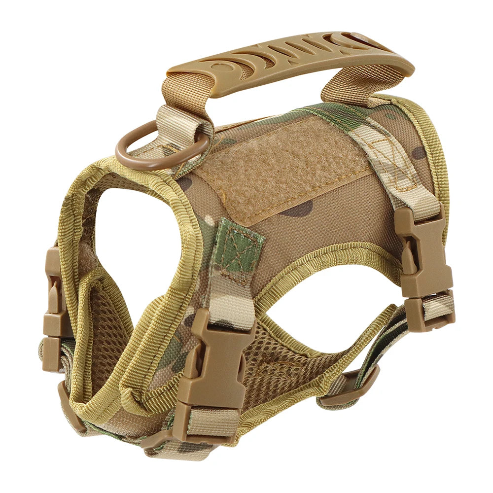Harnais tactique pour chat et chien – Gilet réglable anti-évasion