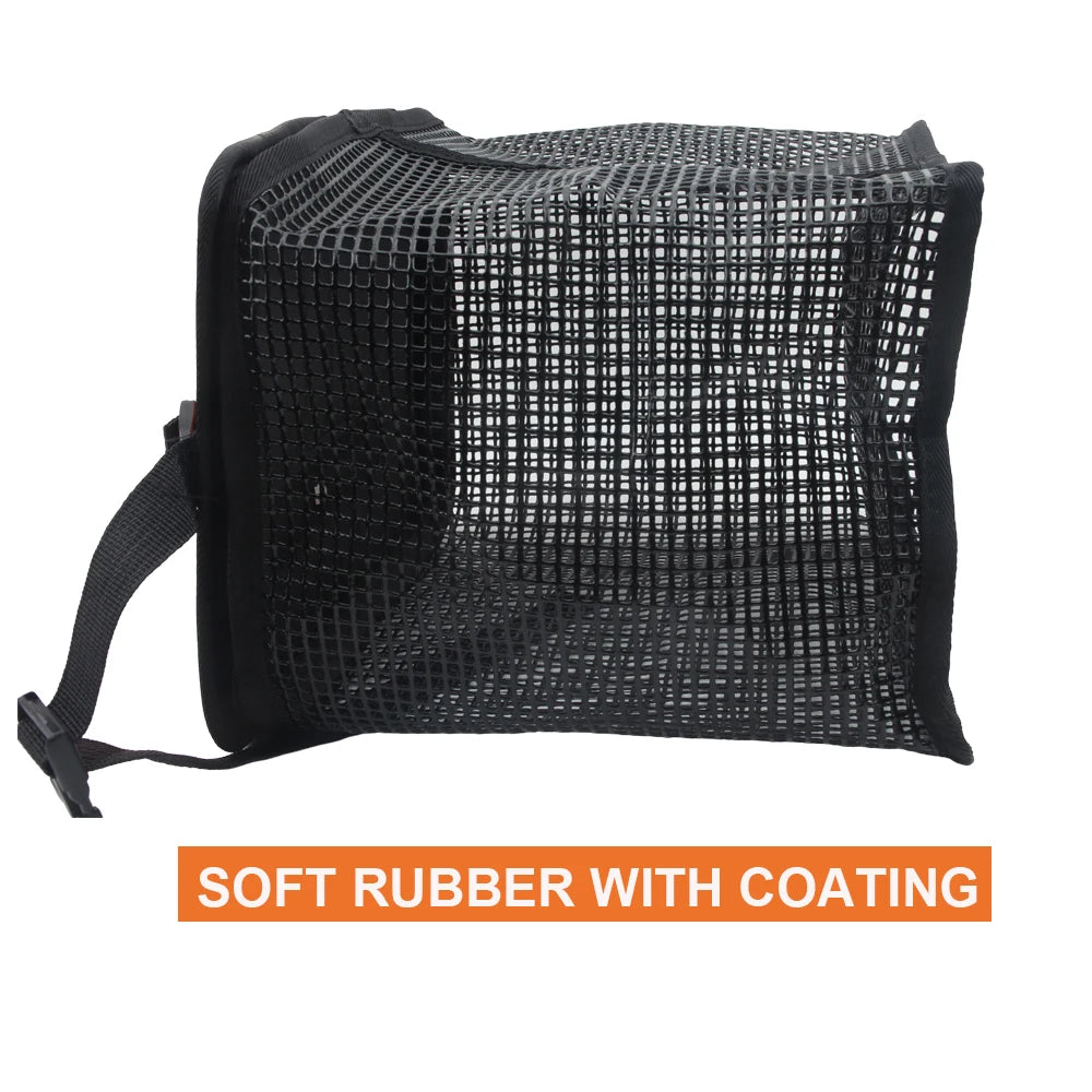 Floating Fish Basket – Foldable Collapsible Mesh Fishing Holder & Minnow Bait Bucket