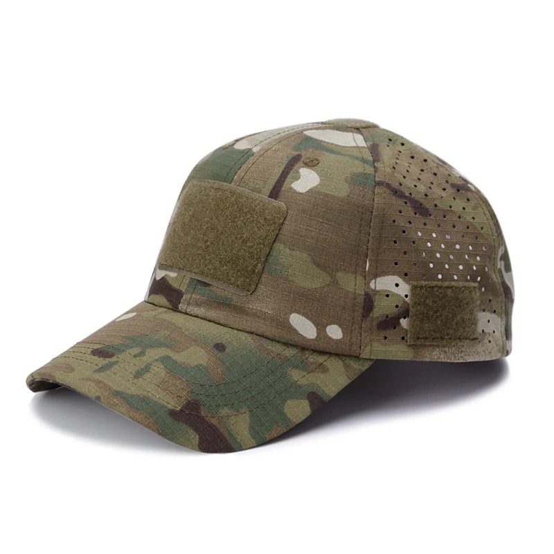 Casquette de baseball tactique – Chapeau d'extérieur camouflage respirant