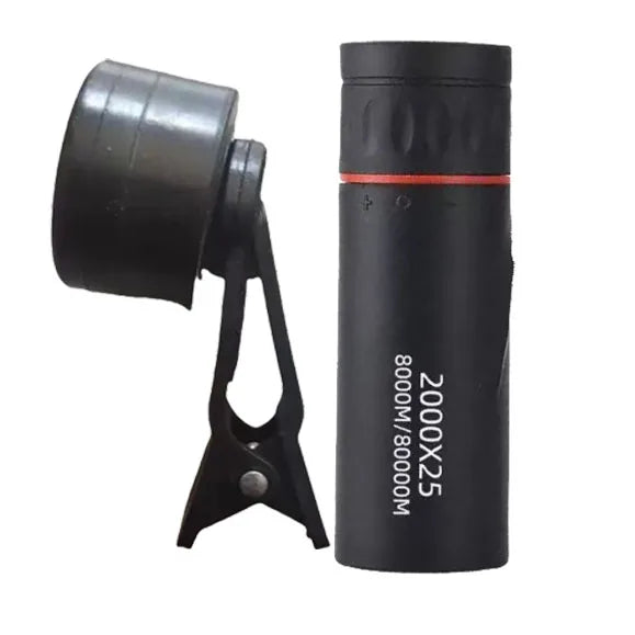 HD Monocular Telescope 2000x25 – Compact for Hiking, Travel & Stargazing
