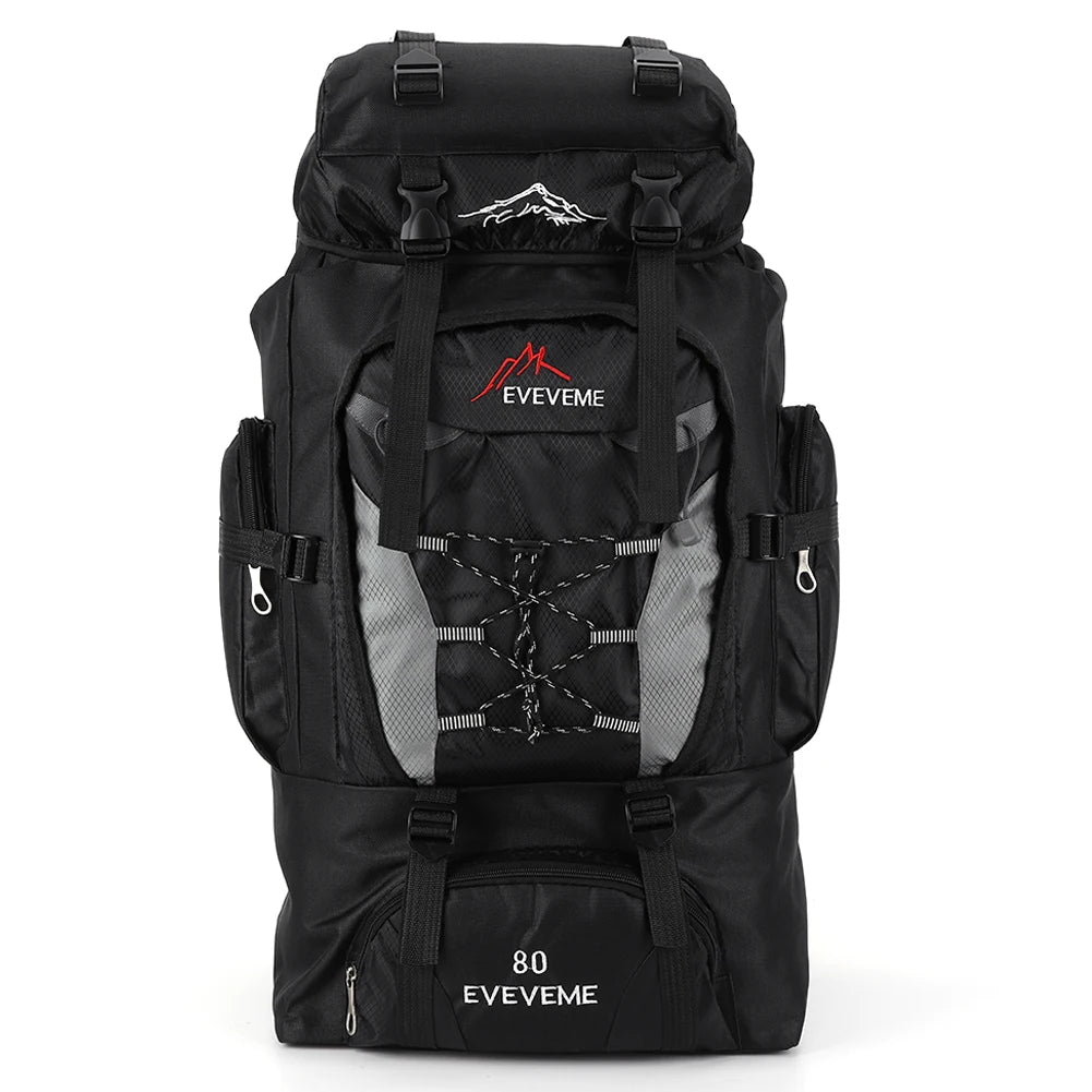 80L Waterproof Hiking Backpack – Large Capacity Trekking Rucksack for Camping, Travel & Mountaineering