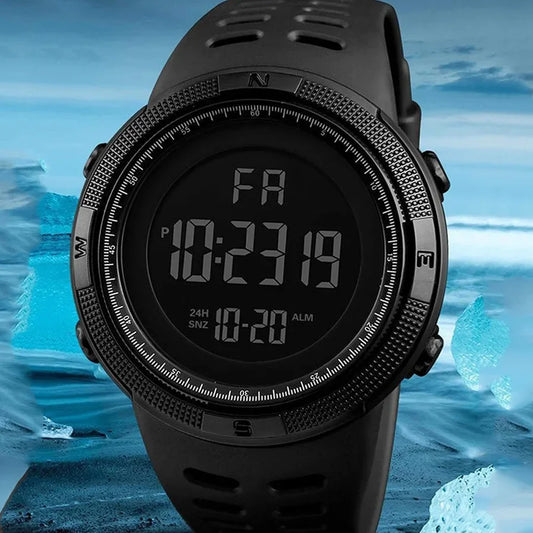 LED Digital Military Watch – Luminous Multifunction Sports Wristwatch for Men, Kids, Boys & Students