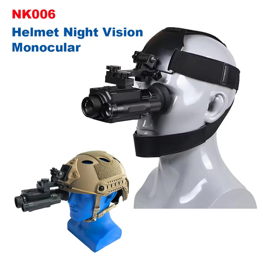 Megaorei NK006 1080P Helmet Night Vision Monocular Long-Distance Infrared 5X Zoom Digital Hunting Night Vision Goggles Telescope