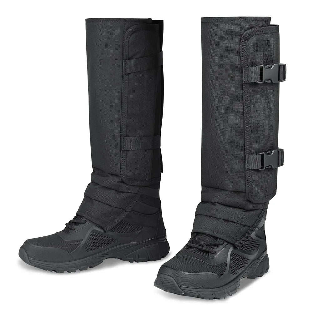 Waterproof Snake Gaiters – Breathable Anti-Snake Leg Guards with Adjustable Bite Protection Chaps for Hiking & Hunting
