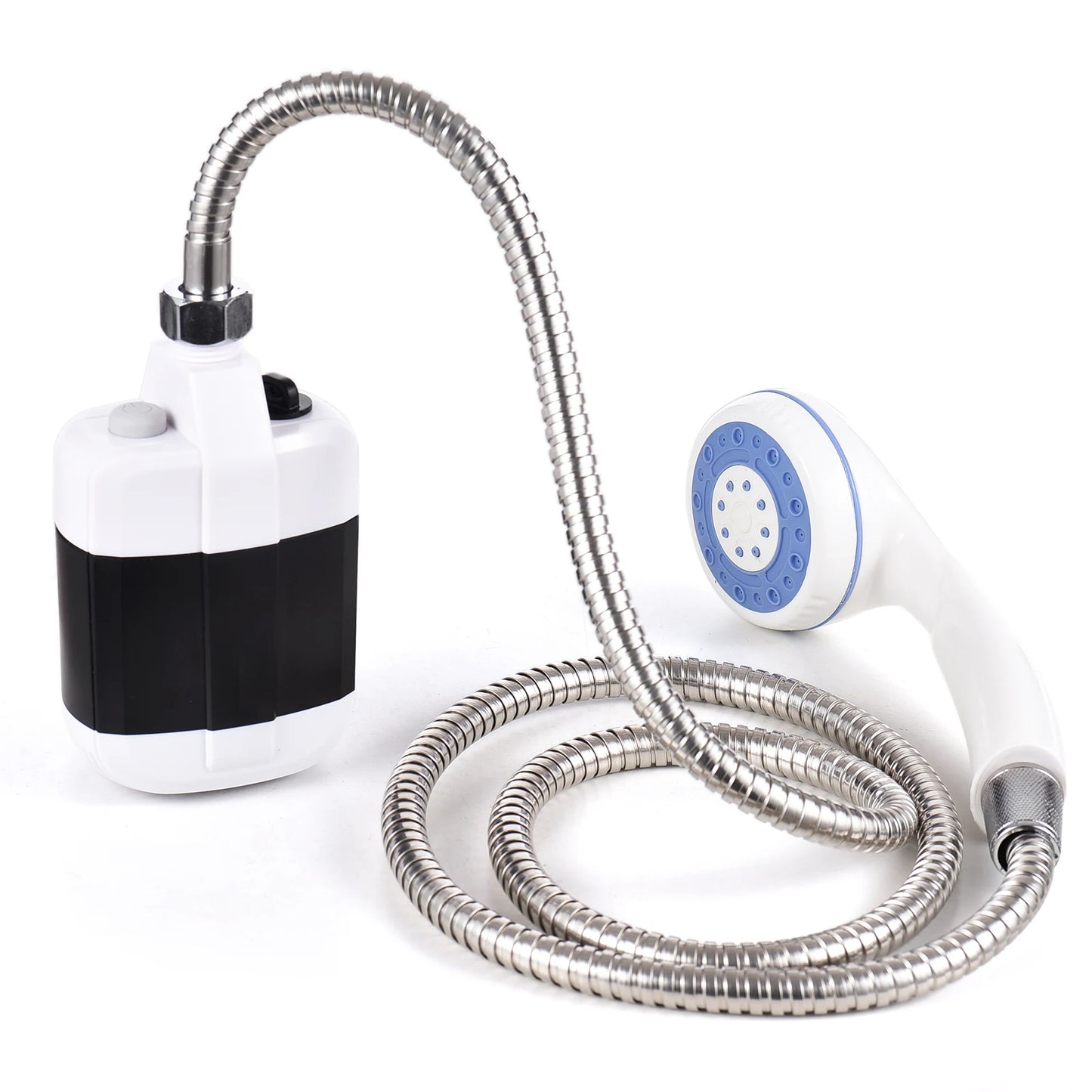 Douche de camping portable — Pompe électrique rechargeable par USB pour utilisation en extérieur et en cas d'urgence