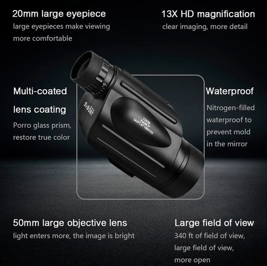 TacticalEdge SV49 Waterproof Monocular — Powerful Compact Scope