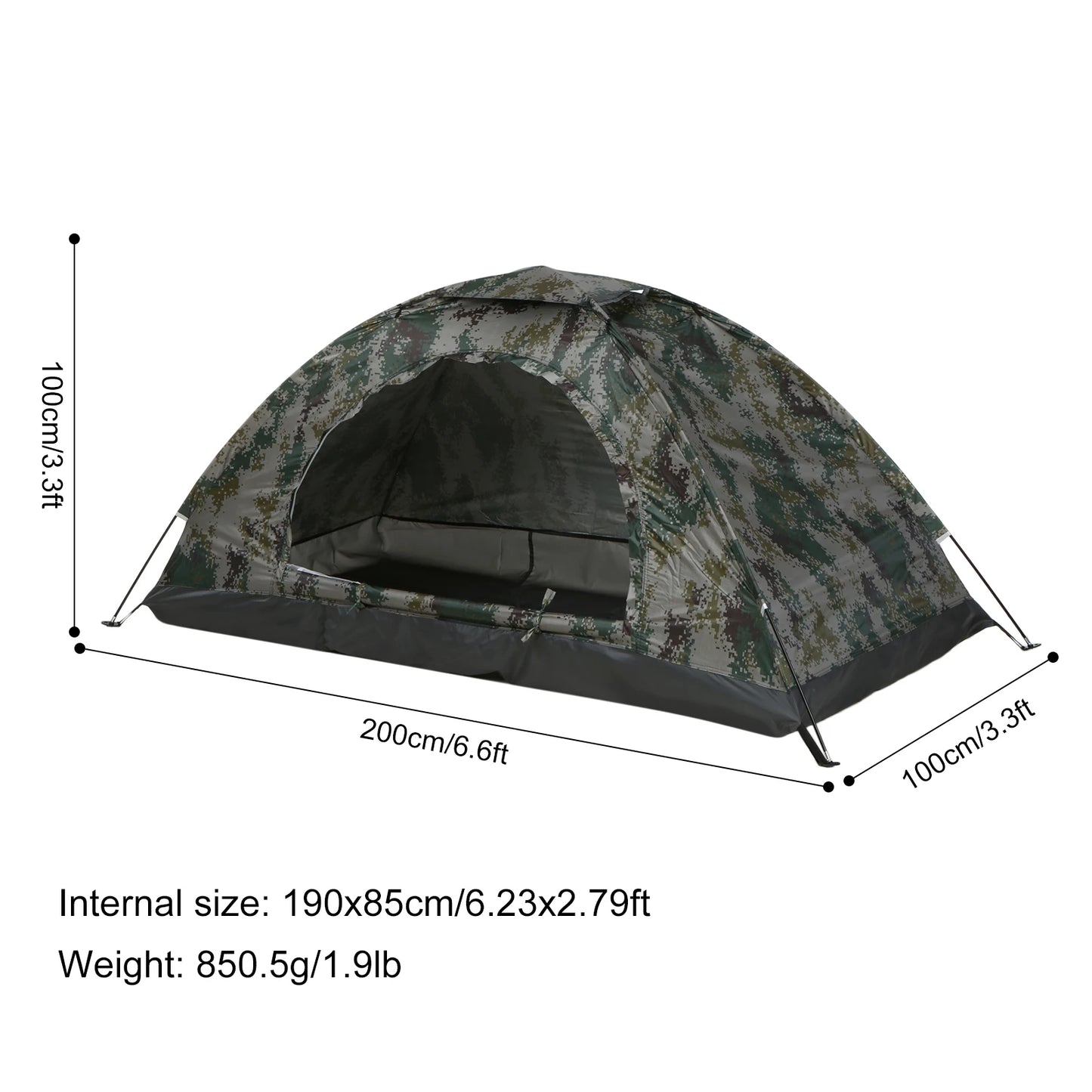 Tienda Ultraligera SurvivalPro — Refugio de Emergencia para 1-2 Personas