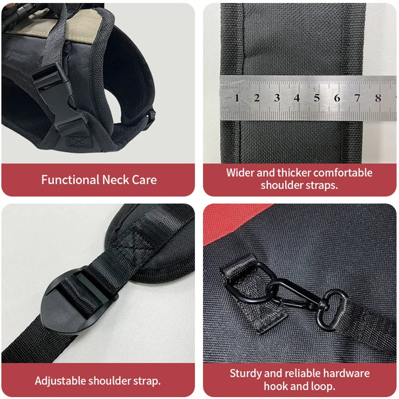 Pet Travel Backpack – Durable Oxford Fabric Shoulder Carrier for Cats & Dogs – 3 Sizes for Hiking & Walking