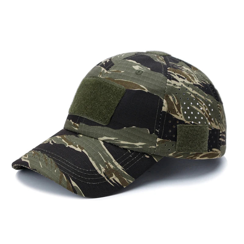 Casquette de baseball tactique – Chapeau d'extérieur camouflage respirant