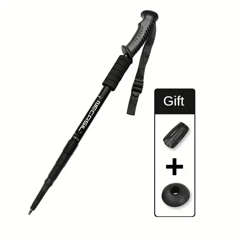 Shock-Absorbing Trekking Poles – Collapsible Lightweight Hiking Sticks (Pair)