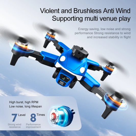 Brushless Drone — Optical Flow Positioning, Obstacle Avoidance, HD Aerial Camera