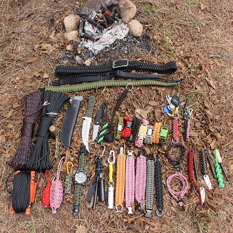 Paracord Militar 650 — Cuerda de Supervivencia Multifuncional de 10 Hilos.