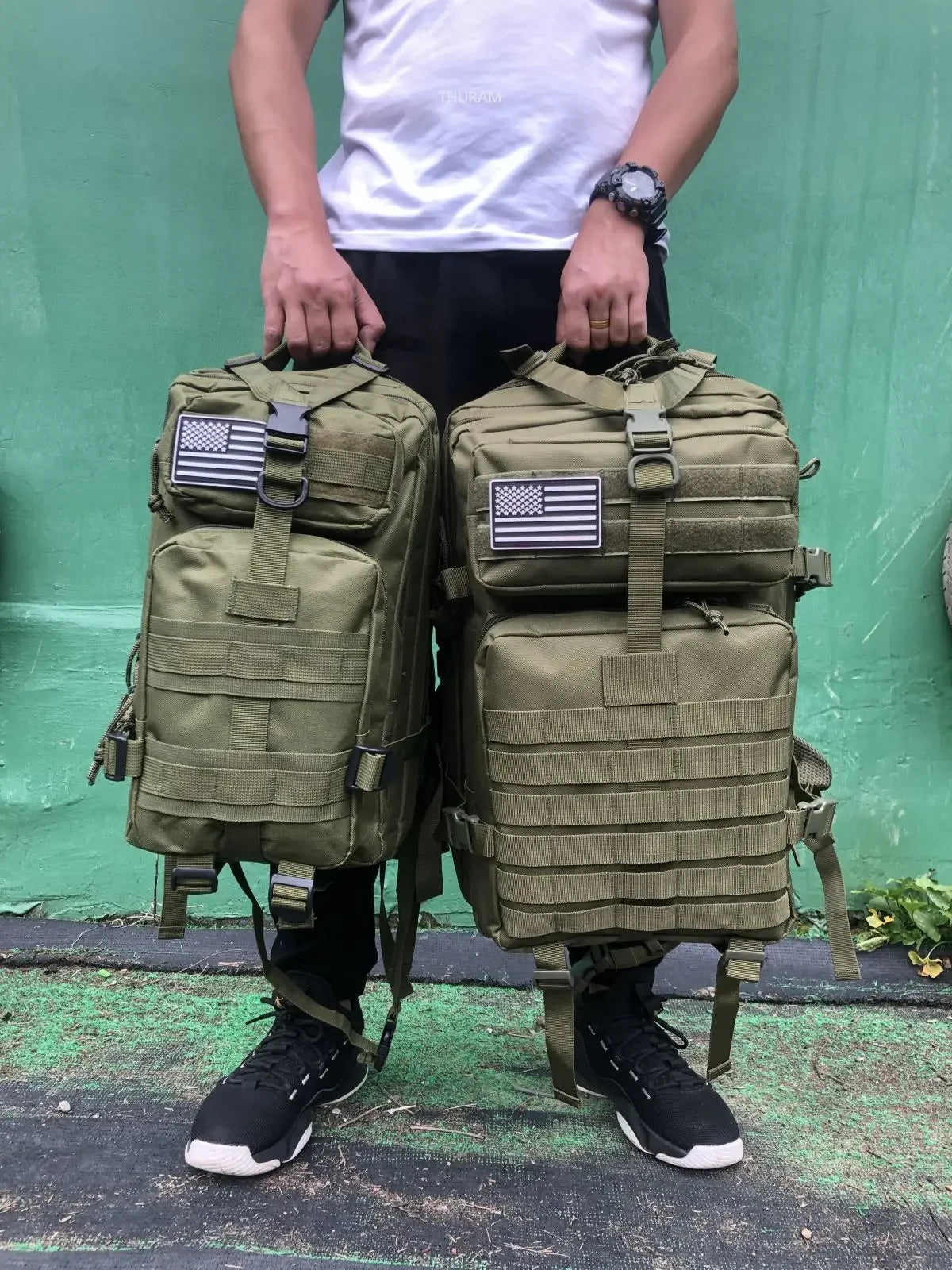 TacticalEdge Waterproof Backpack — 25L/50L Bug Out Bag