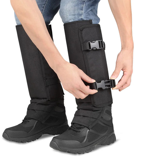Waterproof Snake Gaiters – Breathable Anti-Snake Leg Guards with Adjustable Bite Protection Chaps for Hiking & Hunting