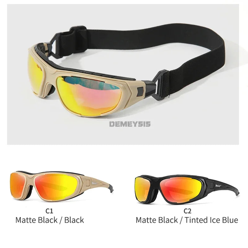 Tactical Polarized Sunglasses – UV400 Protection Eyewear for Hunting, Biking & Hiking