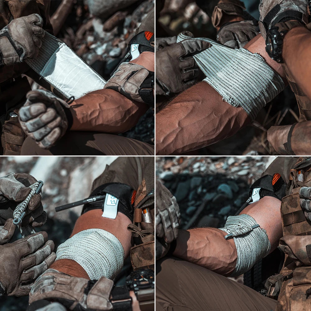 RHINO RESCUE Emergency Pressure Bandage — IFAK Wound Dressing Kit