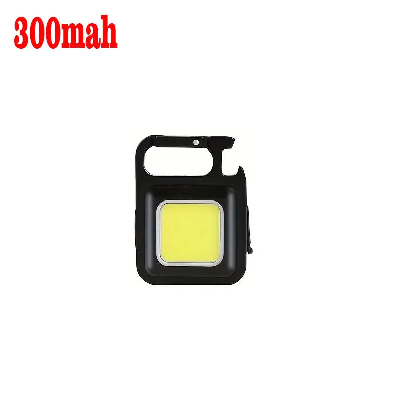 Mini lampe de poche EDC – Torche de poche étanche rechargeable USB à triple LED 5 modes avec SOS pour le camping et les urgences (41g)
